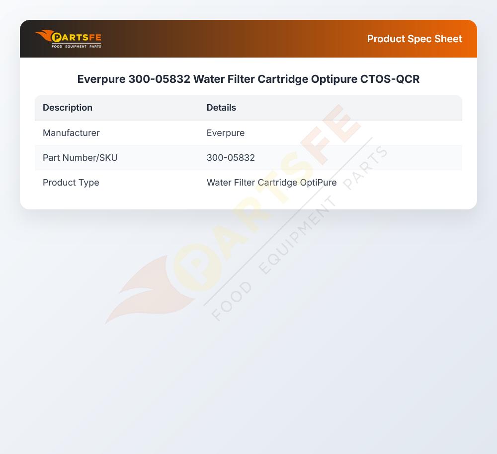 Everpure 300-05832 Water Filter Cartridge
