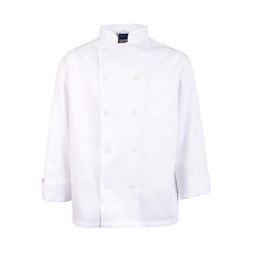 Allpoints 1050XL KNG XL Mens Chef Coat Long Sleeve
