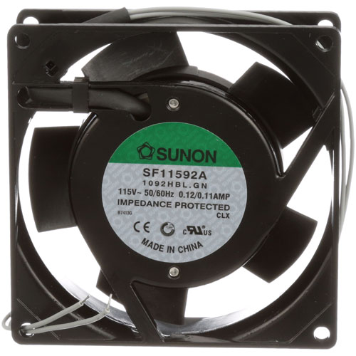 Cres Cor 0769165 3-11/16" Sq Vent Fan W/ Dual Ball Bearing and 3-1/4" Mounting Centers