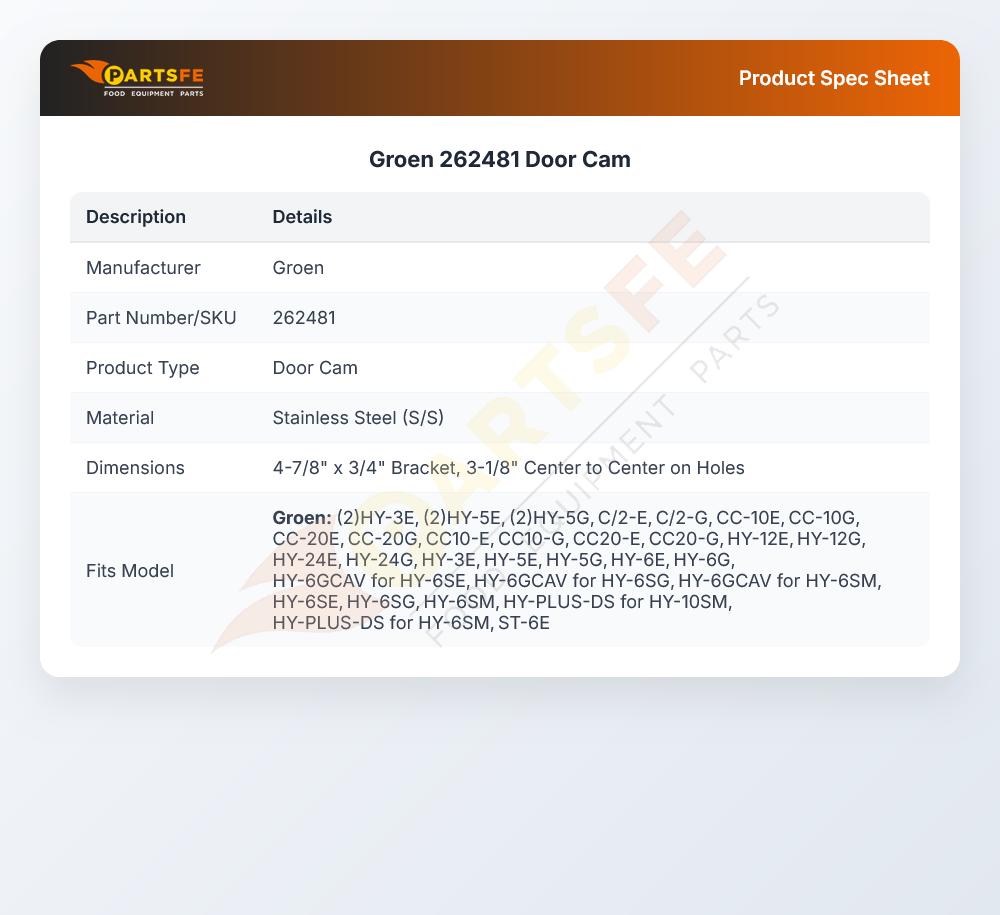 Groen 262481 Door Cam