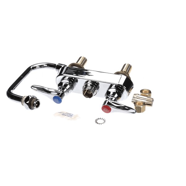 T&S Brass B-1110-XS Deck Mount Faucet Workboard Assembly 4' Centers