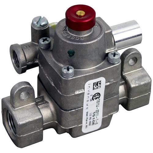 Montague 1065-0 Oven Dual Gas Solenoid Valve 1/4" Pilot Fitting 1/2" FPT