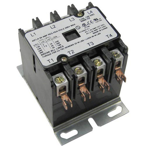 Middleby Marshall A25788 4 Pole Contactor, 110/120V, 40AMP