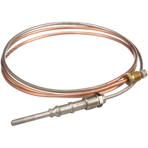 Montague MONBR65-1 Coaxial 48" Heavy Duty Thermocouple W/thick Capillary, 20-30 MV, 11/32"-32 Threads, Nickel Plated