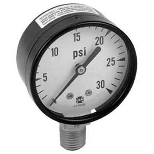 Toastmaster A12414 Pressure Gauge  (0-60 PSI, 1/4"NPT)
