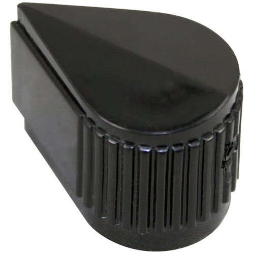 Frymaster 8100110 Thermostat Indicator Knob 1-3/8" DIA Mount 1/4" Round Black