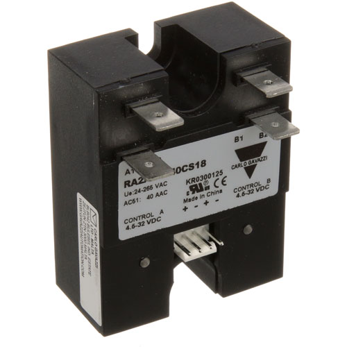 TurboChef 101286 Oven Solid State Relay W/Heat Sink Dual Voltage 40A 120/240V
