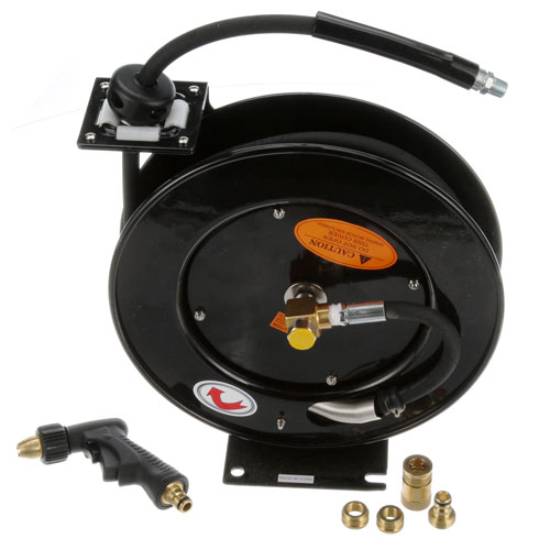 T&S Brass 5HR-232-09 8" Centers  Service Sink Wall Faucet W Vacuum Breaker, 6.5" Nozzle, Support Bracket & Pail Hook