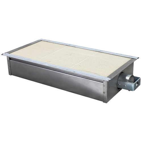 Imperial 1039 Aluminized Steel Salamander Burner 7-3/8" X 16-1/4" Ceramic Area