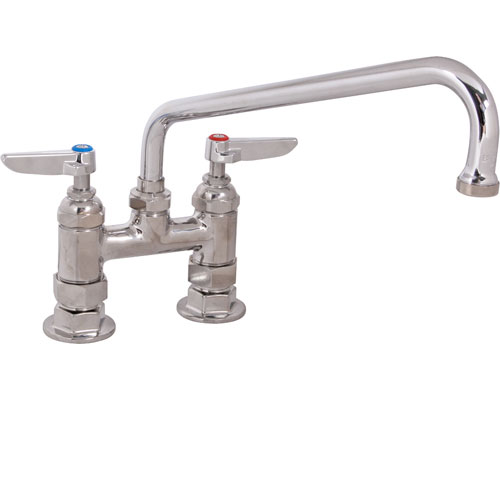 T&S Brass 0226M 4" Deck Faucet , 10"Spt,Leadfree