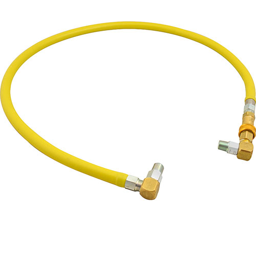 T&S Brass TSHG-4C-60S Gas Hoseflexctd. 1/2 X 60 W/90      (3 3/ 4 O