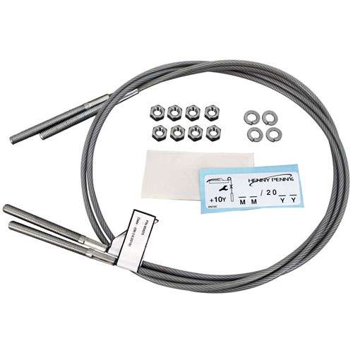 Henny Penny 140225 Fryer Pulley Cable Kit 54-1/2"