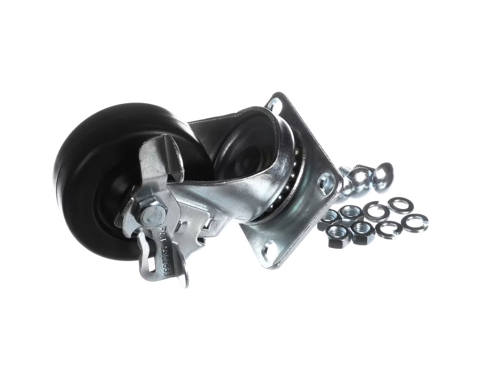 Intermetro B3B Holding Cabinet Caster W/Brake 3" Swivel Plate Includes Mounting Hardware Single