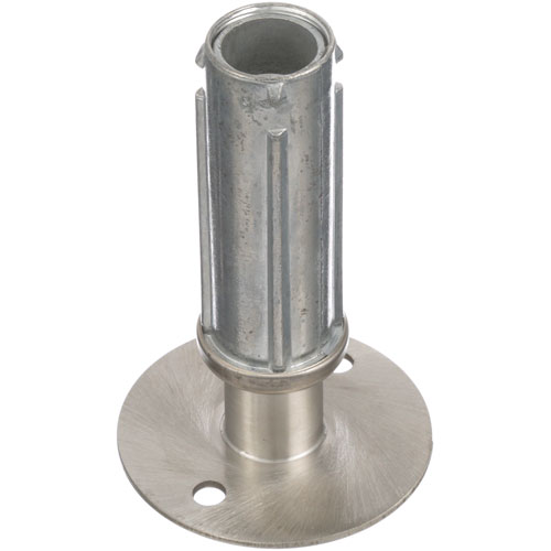 Component Hardware Group A10-0884C 3" Adjustable Flange Foot S/S 1-5/8" OD 2000 LB Load Capacity
