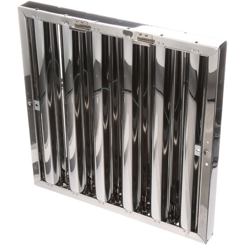 Component Hardware Group FS51-2020BA Hood Filter, Type6, S/S , 20X20 W/ Lock Handles