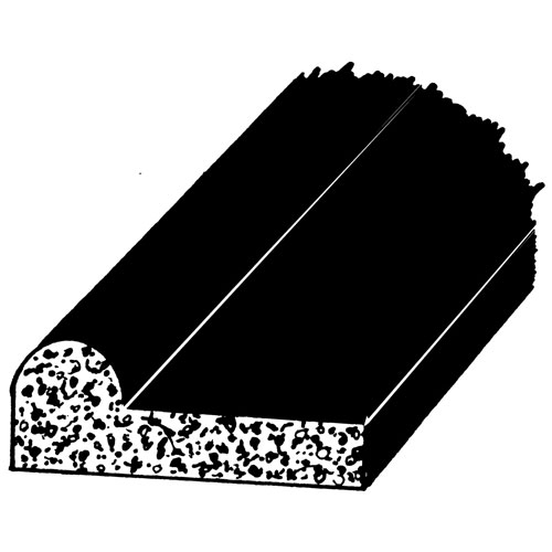 Allpoints 741468 10'Closed Cell Beaded Sponge Gasket W/ Neoprene Coating