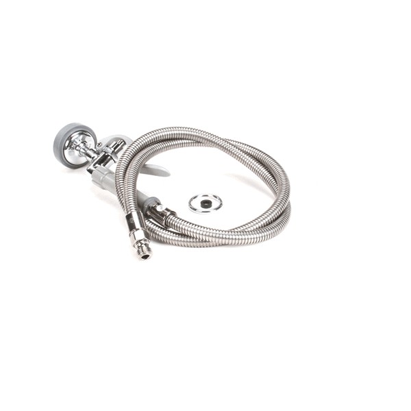T&S Brass B-0100-60H Spray Valve W/Flexible Hose 60" Stainless Steel B-0107