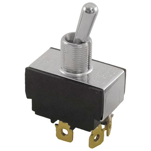 Merco 000711 1/2 DPST Silver Toggle Switch W/ 4 Screws,ON/OFF
