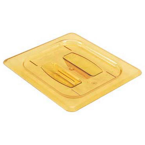 Hot Lid 1/6 Sz Solid-150 Amber For Cambro - Part# Cam60hpch150