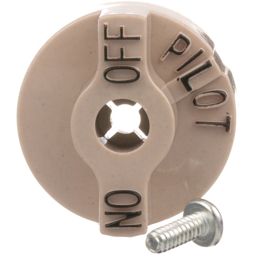 Bakers Pride S1453A Oven Valve Knob Mounts W/Screw 1-1/4 DIA OFF-PILOT-ON