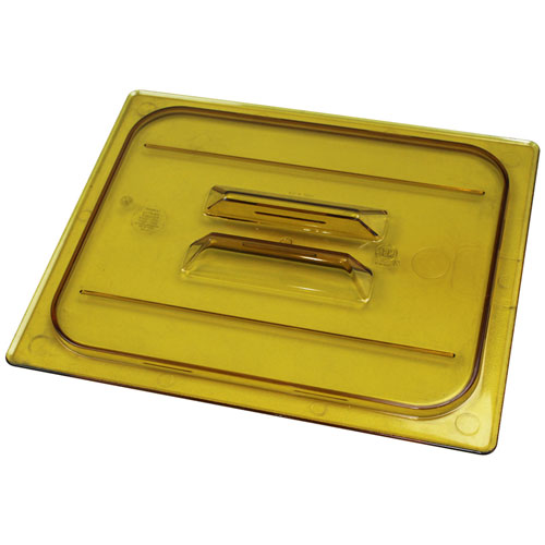 Cambro 20HPCH-150 Hot Pan Lid Half Size-150 Amber