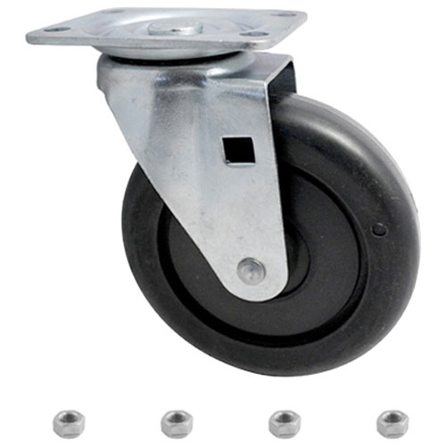 Rubbermaid FG4614L30000 Swivel Caster Plate 5"