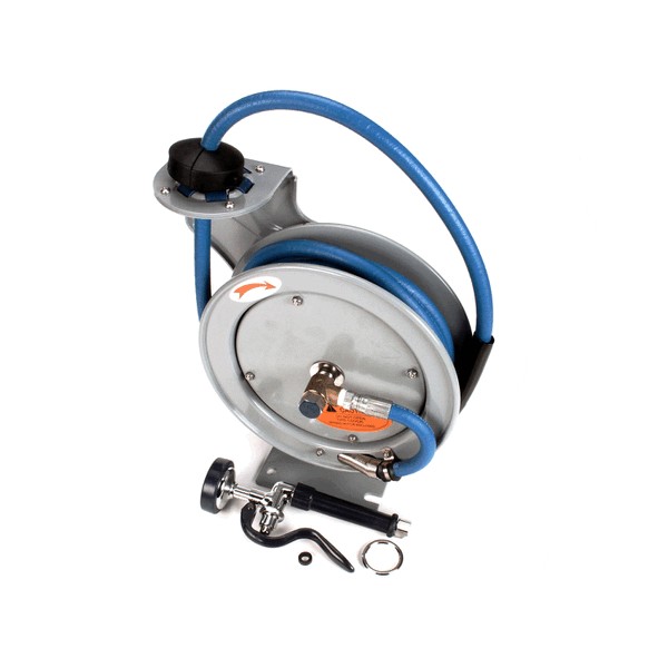 T&S Brass B-7212-01 Open Hose Reel Epoxy Coated 3/8"ID X 15'