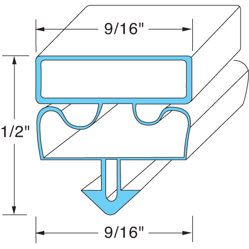 Victory 50876403 Glass Door Gasket HD #BCC2