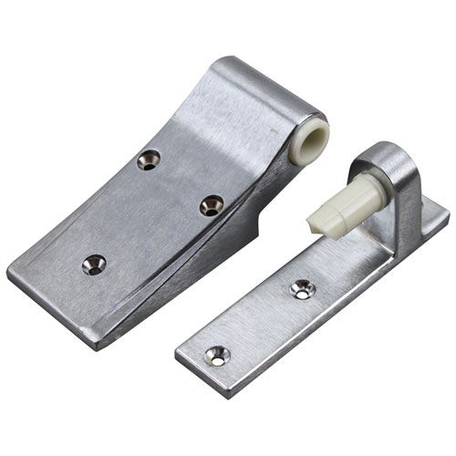 Kolpak 236201075 Refrigerator Brushed Chrome Lower Door Hinge 7" X 7" OD