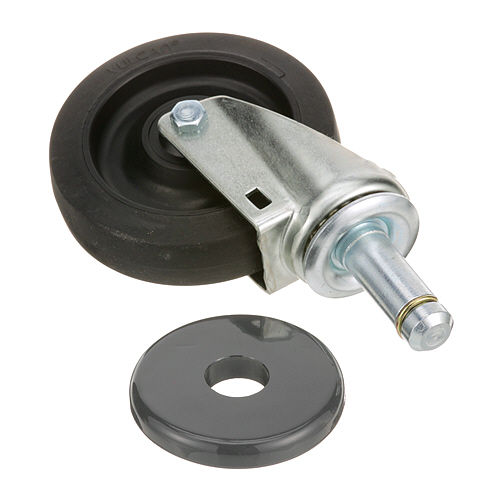 Intermetro 5M Stem Caster No Brake Wheel 5" Tubing 1"