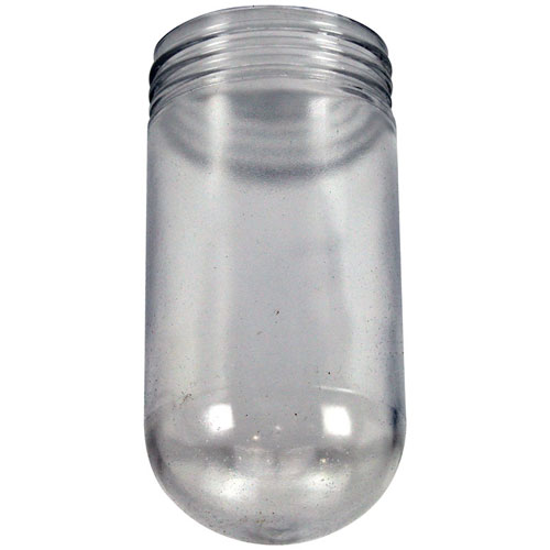 Component Hardware Group L50X011 Plastic Coated Tempered Glass Globe, 3-1/4" DIA. X 6-3/4" Long