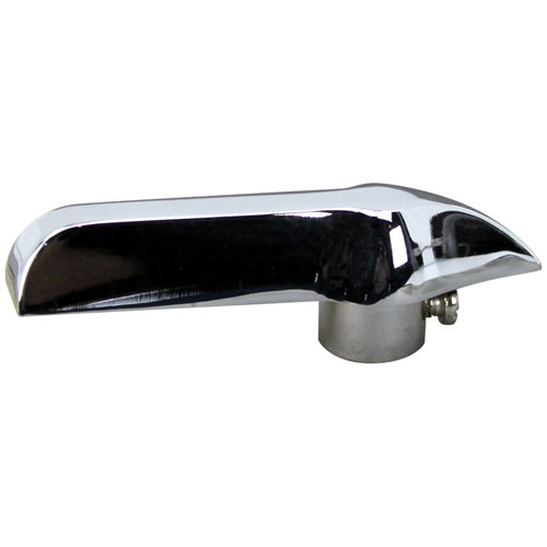 Bakers Pride S1001T Chrome Metal Handle 2-7/8" Mount .240" W/Screw Set
