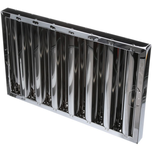 Captiveaire A0012491 S/S Baffle Hood Filter, 16" x 25" x 2"