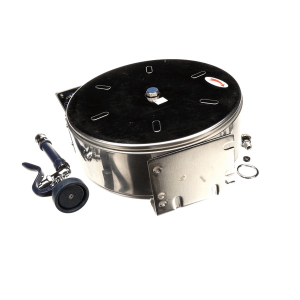 T&S Brass B-7122-C01 Hose Reel W/Spray Enclosed Valve Stainless Steel