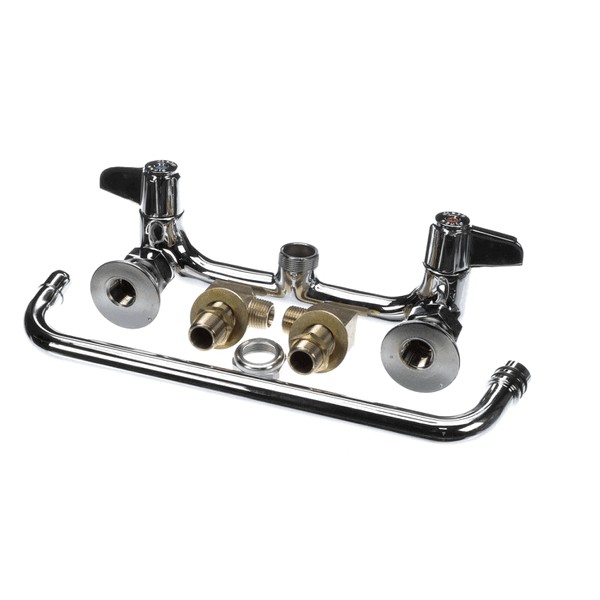 T&S Brass 5F-8WLS12 Wall Mount Faucet Swing Nozzle Lever Handles 8" 12&rdquo;