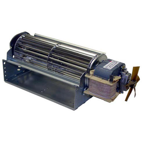 Hatco HTR02.12.066 120V Blower Motor with Cooling Fan, 10-1/2" Long, 7-1/4" Wheel