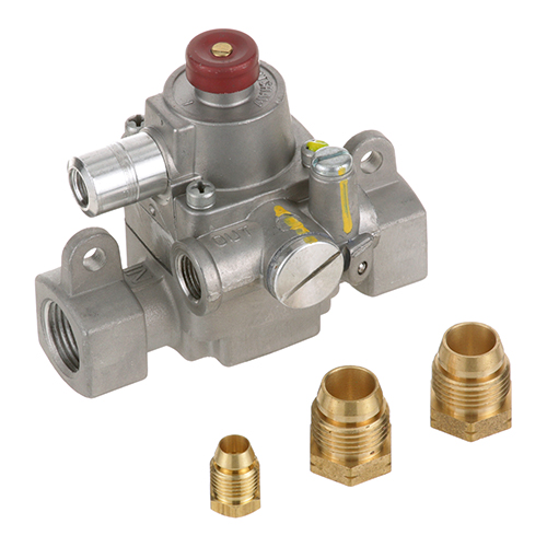 Hobart 922160-A Range TS Safety Valve 7/16" CCT Main Gas 1/4" Pilot