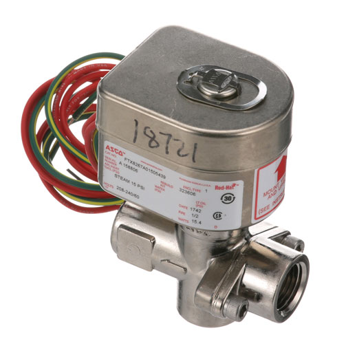 Henny Penny 18721 Fryer Steam Solenoid Valve 1/2" 240V 60HZ