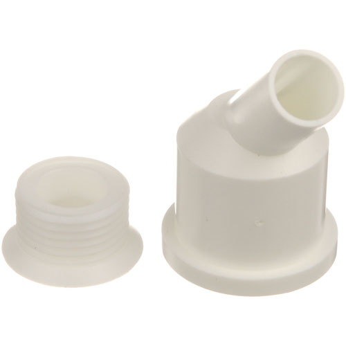 TRUE 810208 White Plastic Elbow Drain