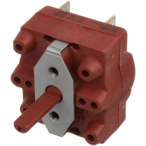 Duke 600541 Oven 3 Heat Switch Rotary Switch W/ 6 Term, D Stem & .150" Flat Down
