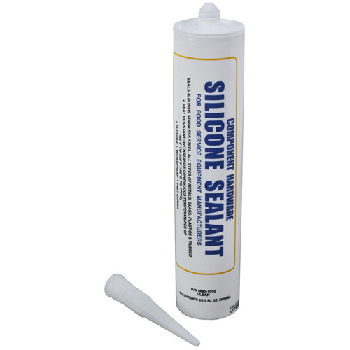 Component Hardware Group M90-1010 White Silicone Sealant Clear Food Grade, 350&deg;F/177C