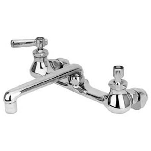 Chicago Faucet CGFT540LDL12ABCP Wall-Mounted Faucet 8" Center 12" Spout