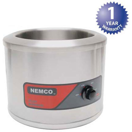 Nemco 6100 Round Countertop Food Warmer 7-Quart
