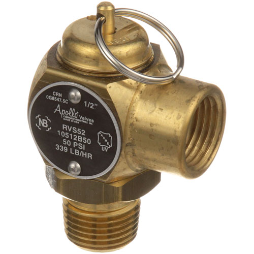 Vulcan Hart 00-855968-00001 Relief Valve 50 PSI