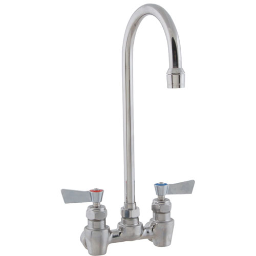 Fisher 3515 4"Deck-Mount Faucet,SS,GSNK