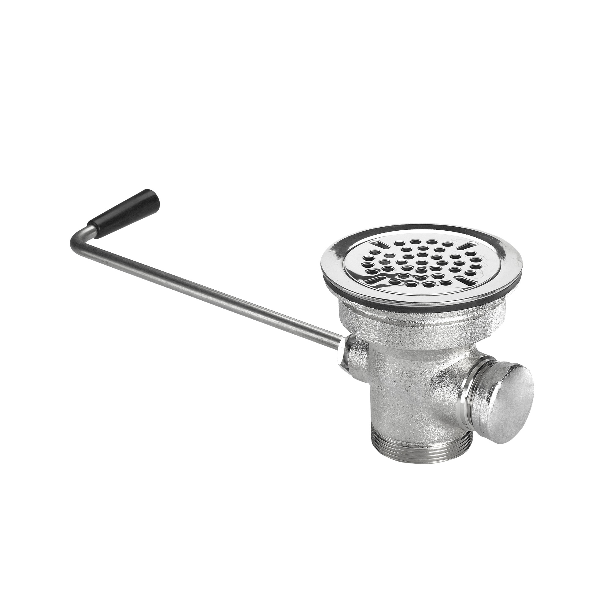 Krowne 22-204 3-1/2" Twist Waste Drain W/1-1/4" Overflow Outlet