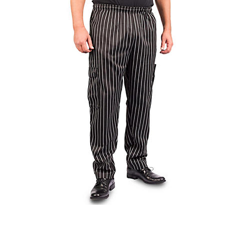 Allpoints 1059S KNG Sm Baggy Chef Pants striped