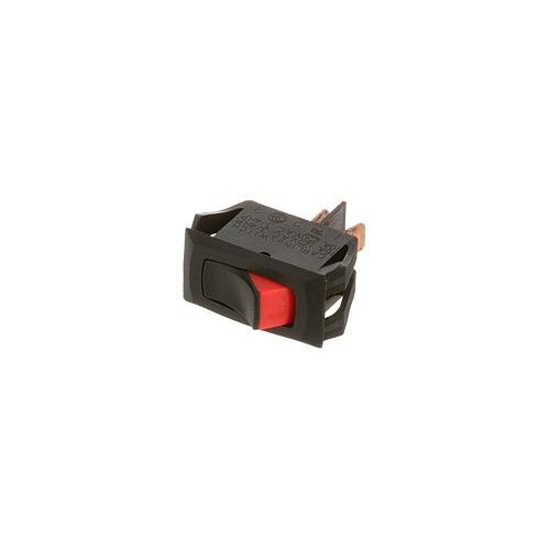 Star Mfg 2E-Y6144 Rocker Switch SPST Red/Black On/Off 9/16 X 1-1/8