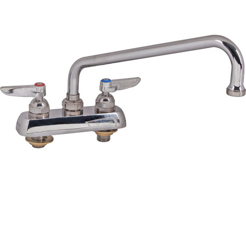 T&S Brass 1112 4" Deck Faucet , 10"Spt,Leadfree