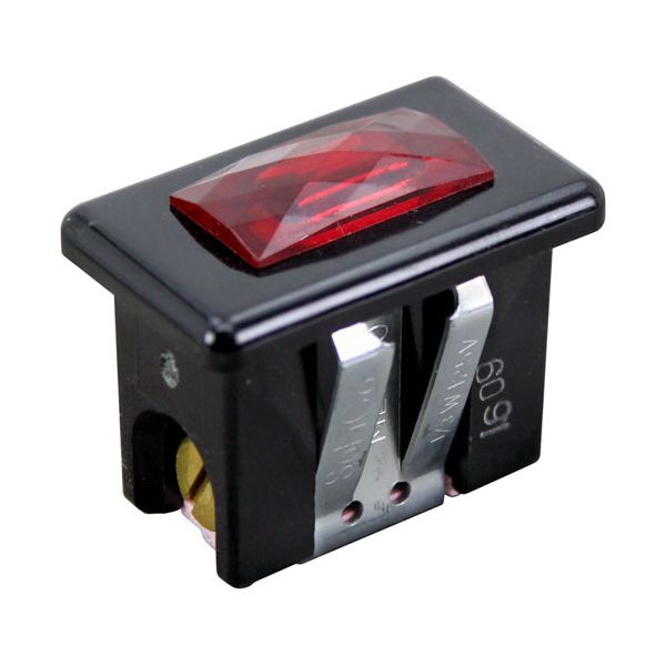 Snap-In Signal Light5/8" X 1-1/4" Red 250v For Prince Castle - Part# 197-3